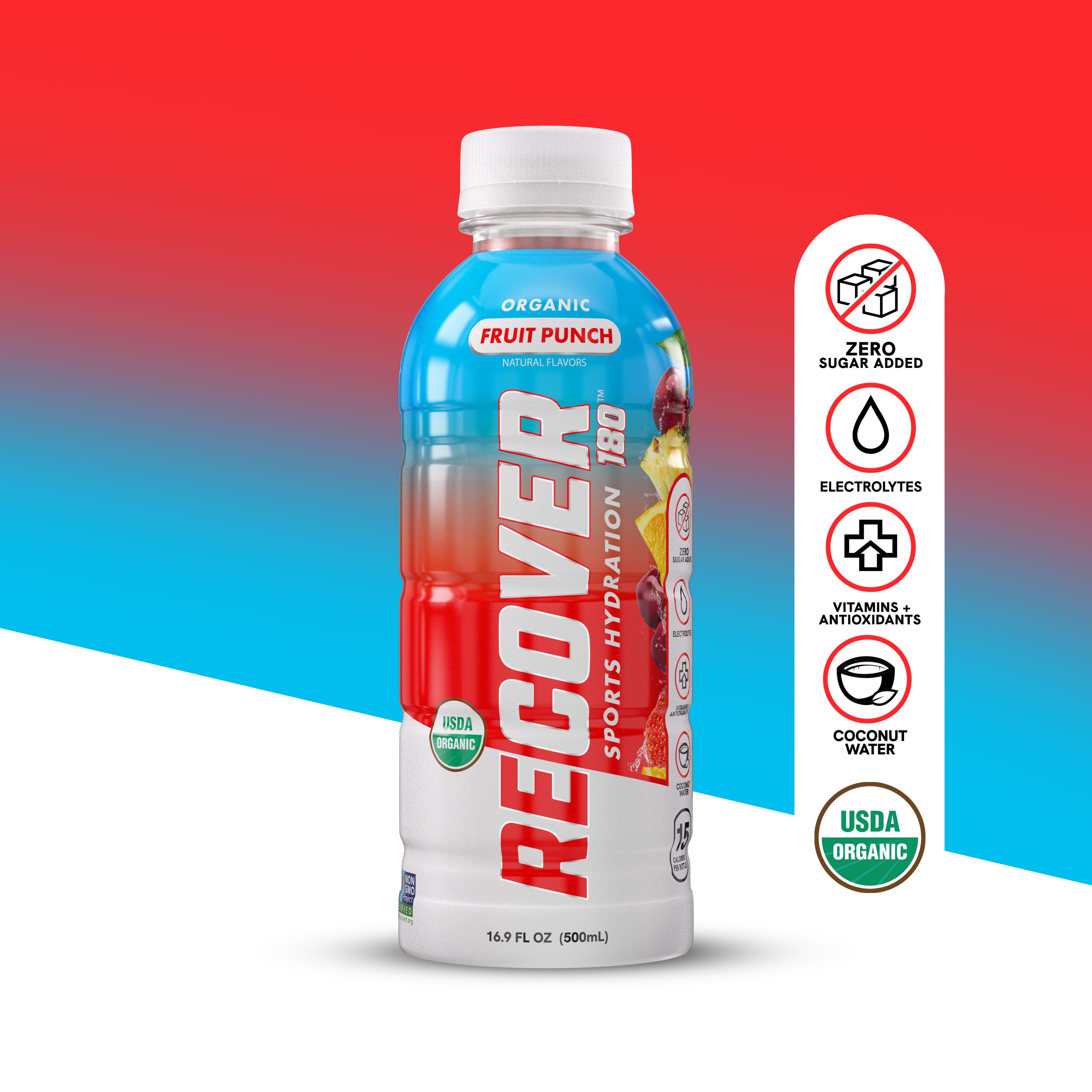 Fruit Punch (16.9 oz - Pack of 12) – RECOVER 180