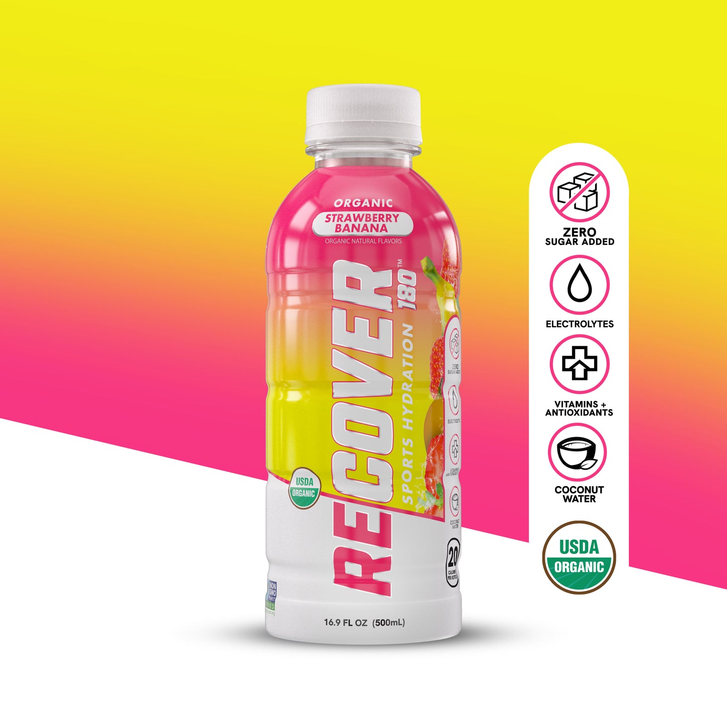 Strawberry Banana (16.9 oz - Pack of 12)