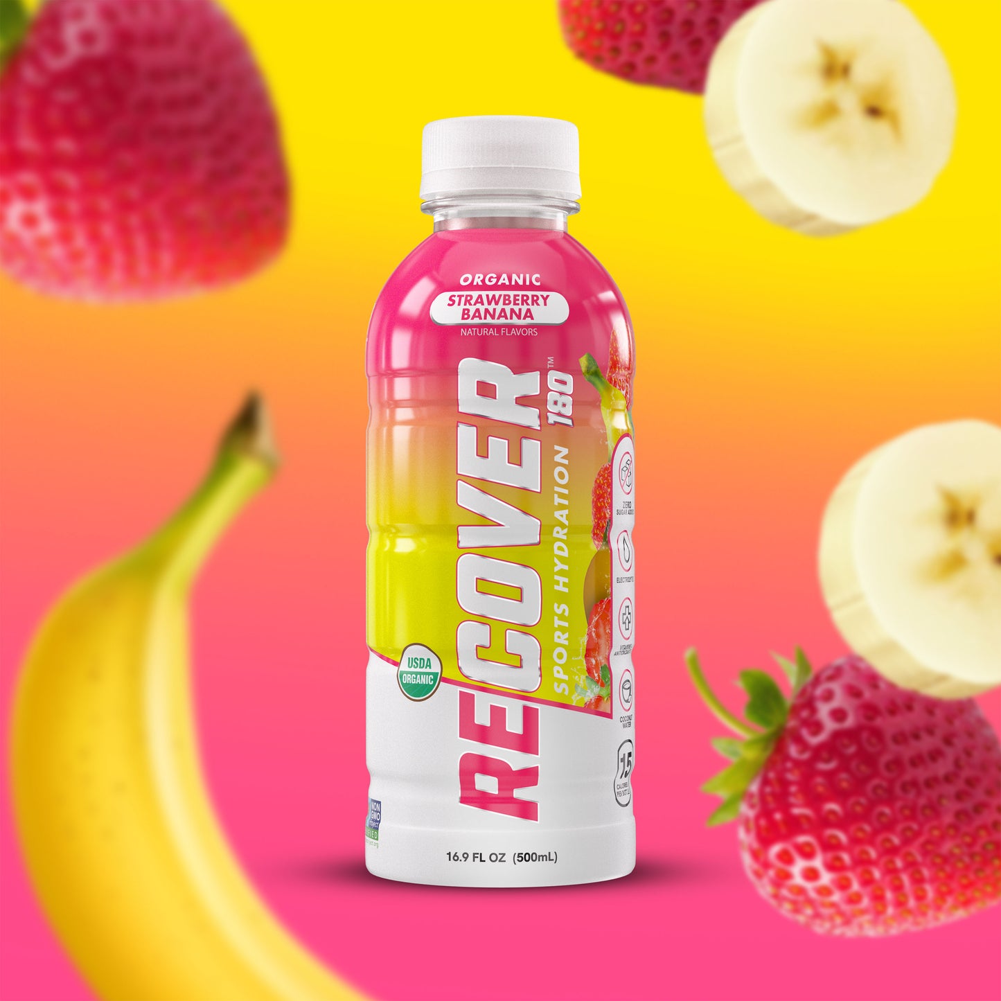 Strawberry Banana (16.9 oz - Pack of 12)